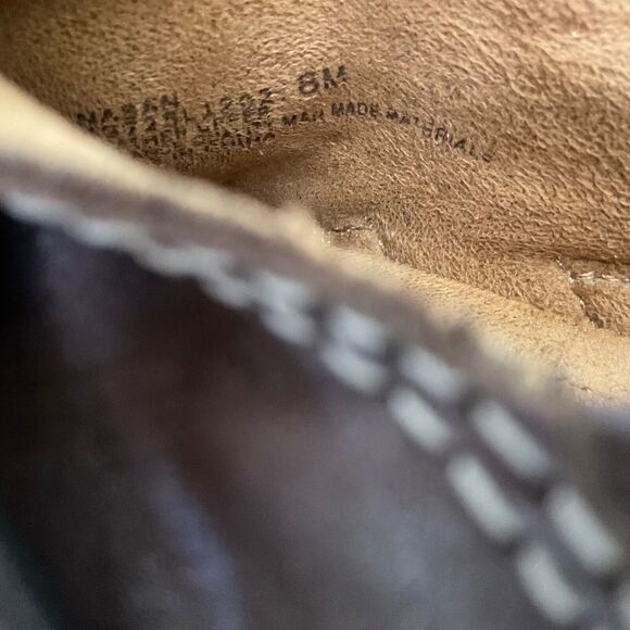 Naturalizer Nasan comfort shoes women’s SZ 8 Brown Leather Slip On Loafers Flex - Picture 11 of 11